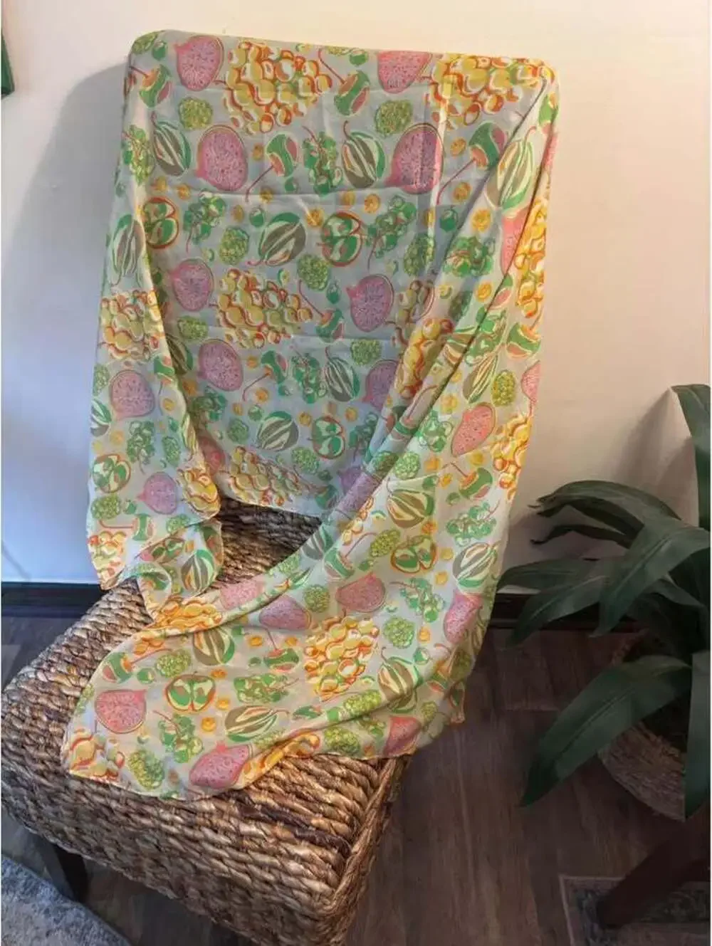 Botanical & fruit scarf/wrap
